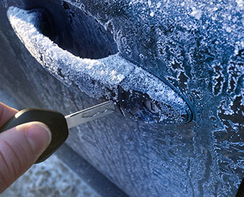 How to prevent car door from freezing