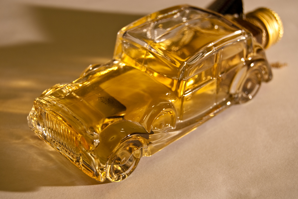 Car Whisky Bottle